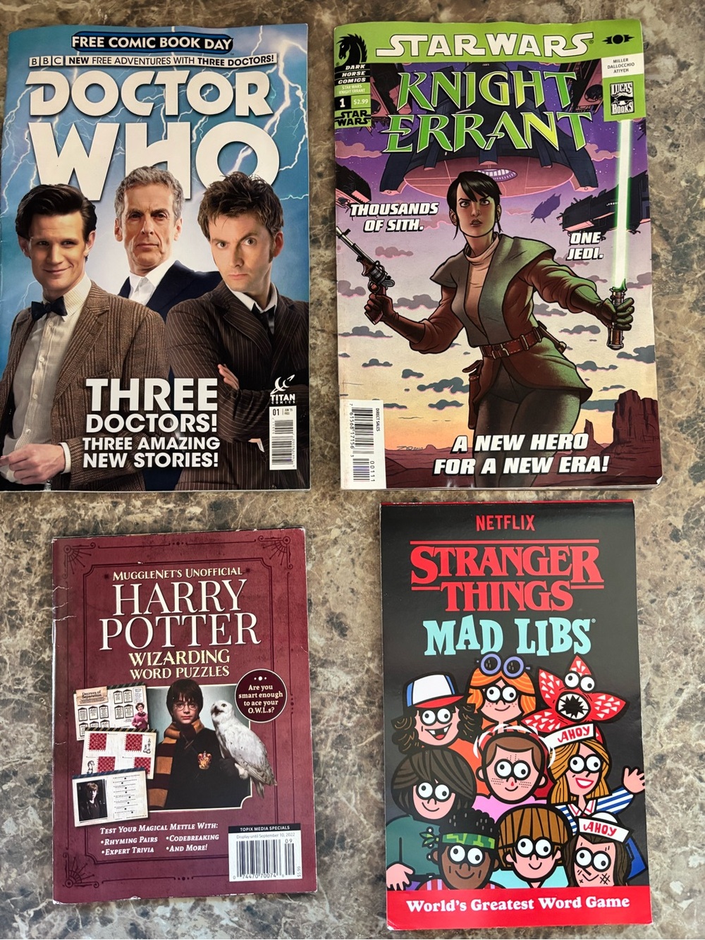 Collectors Lot:Star Wars/Doctor Who/Harry Potter/Stranger Things